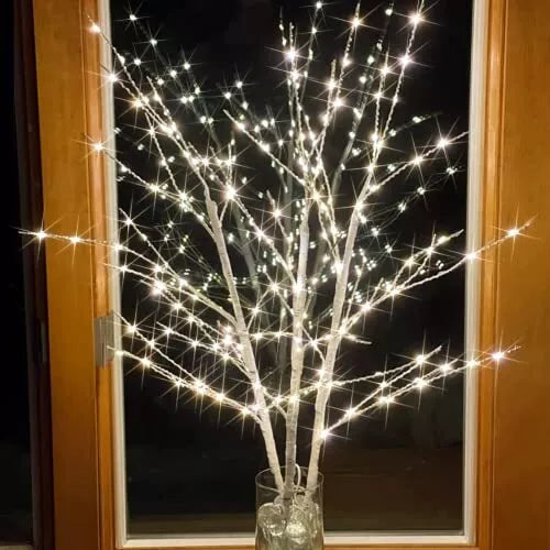 1 PC White Birch Branch Light LED