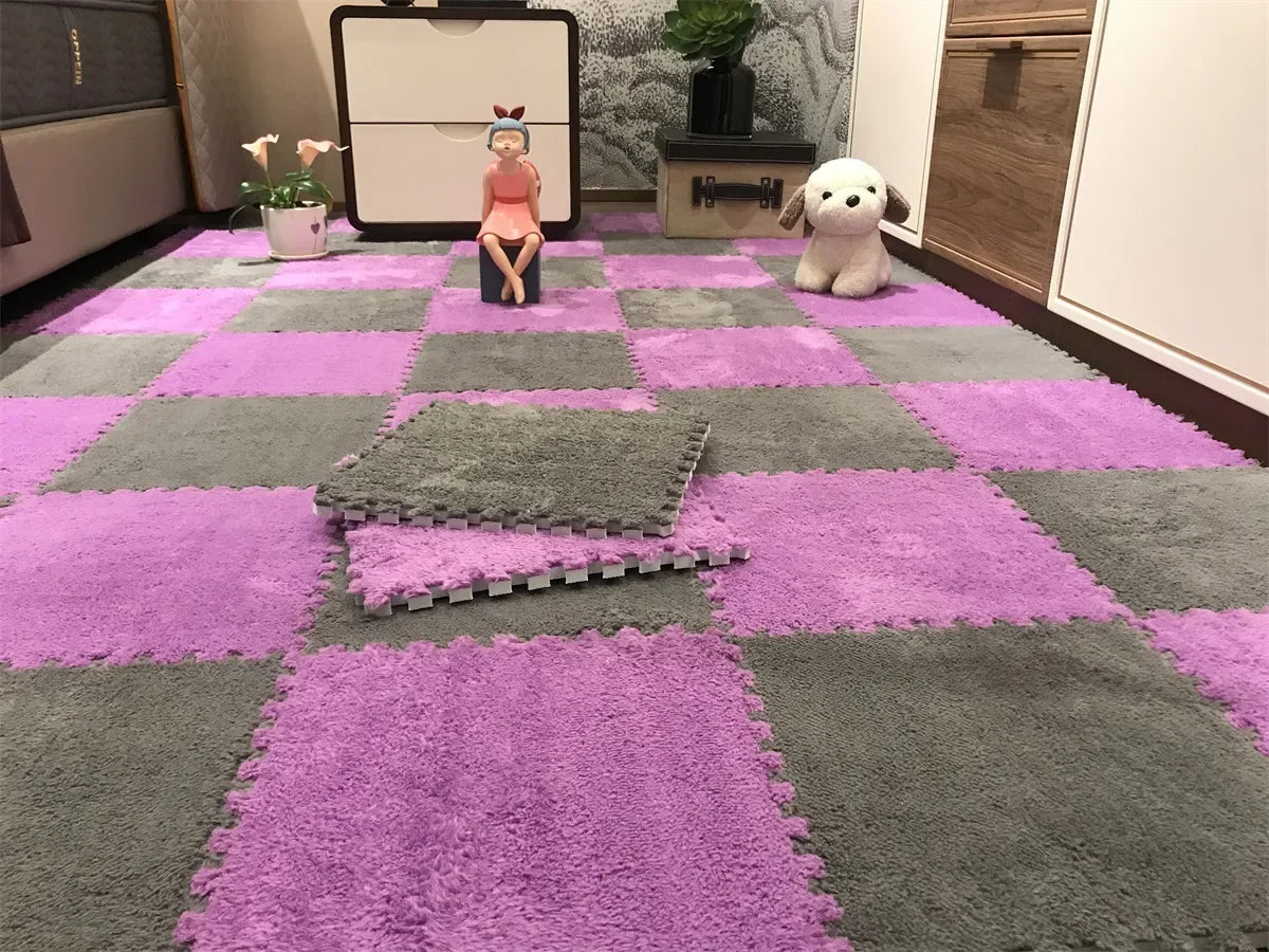30x30CM Soft Plush Kids Rug