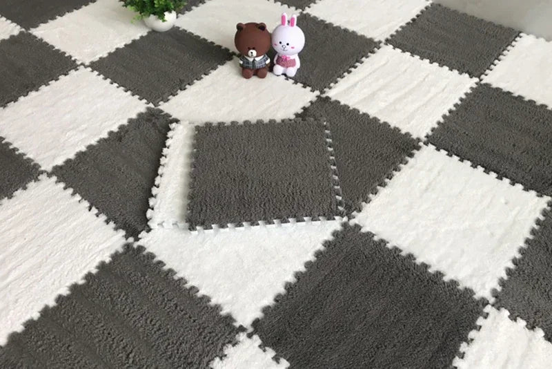 30x30CM Soft Plush Kids Rug