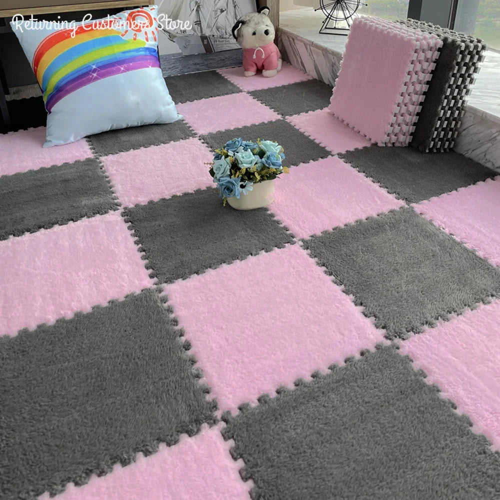 30x30CM Soft Plush Kids Rug