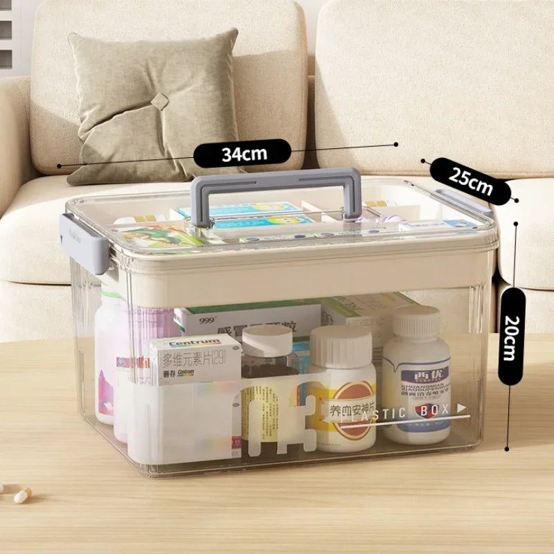 Multi-Layer Home Medicine Box