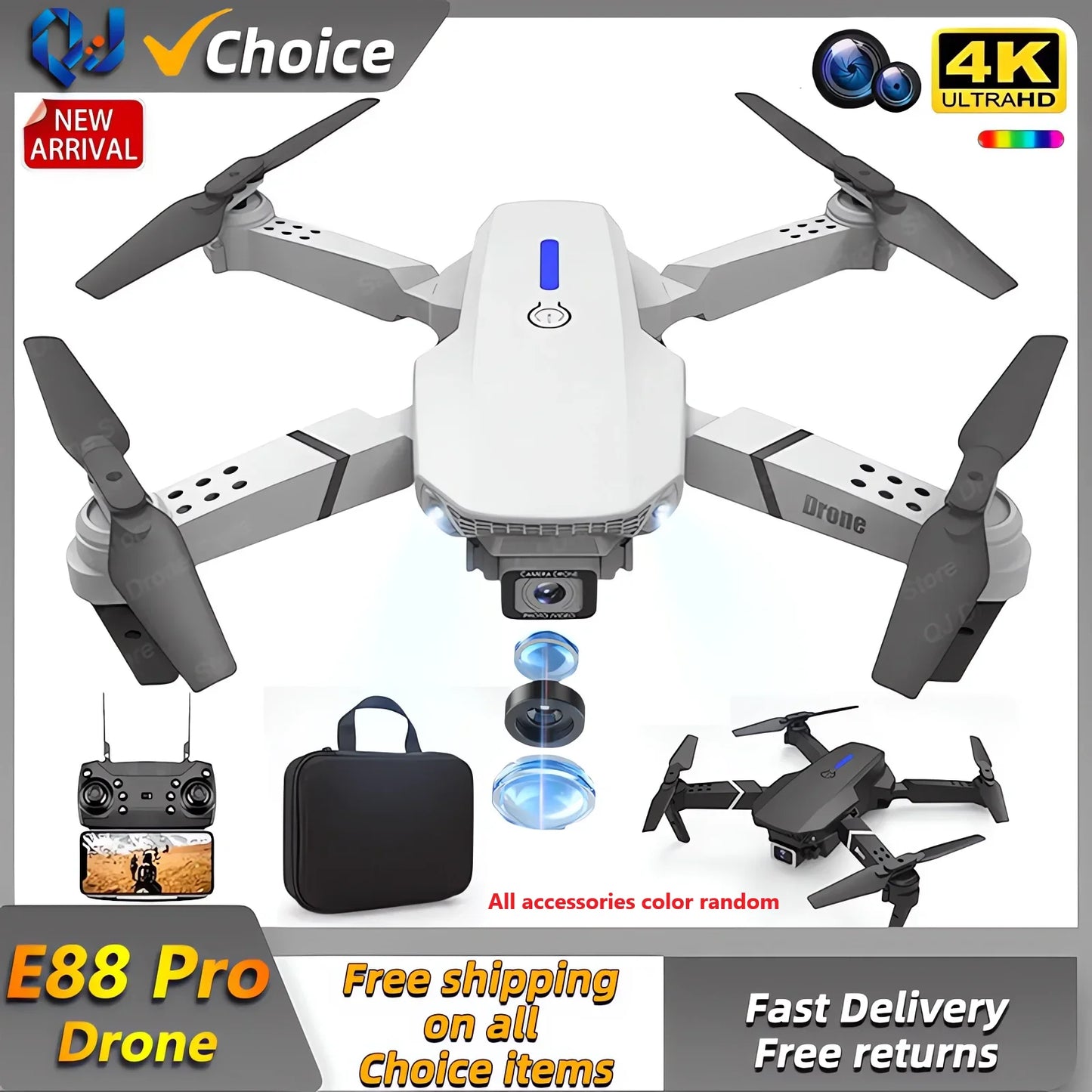 RC Drone 4K Professional With 1080P HD Camera
