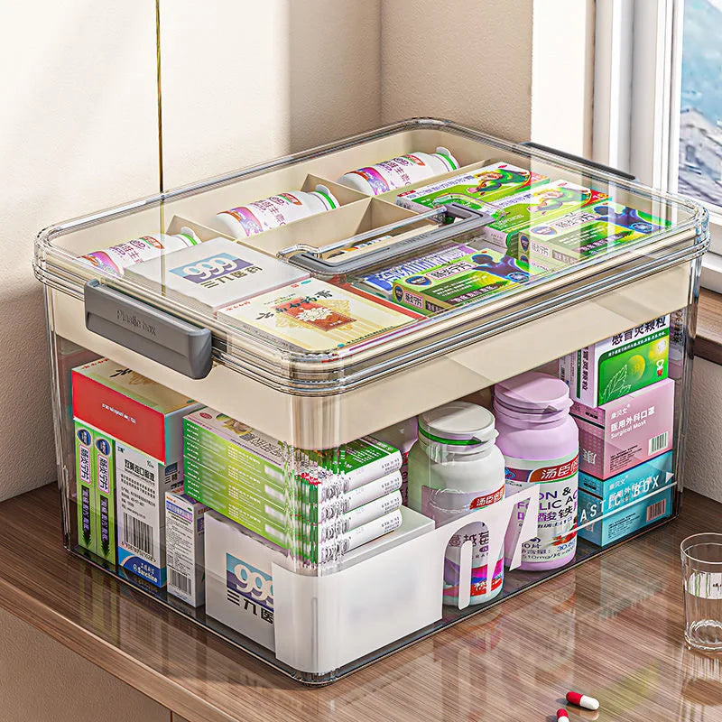 Multi-Layer Home Medicine Box