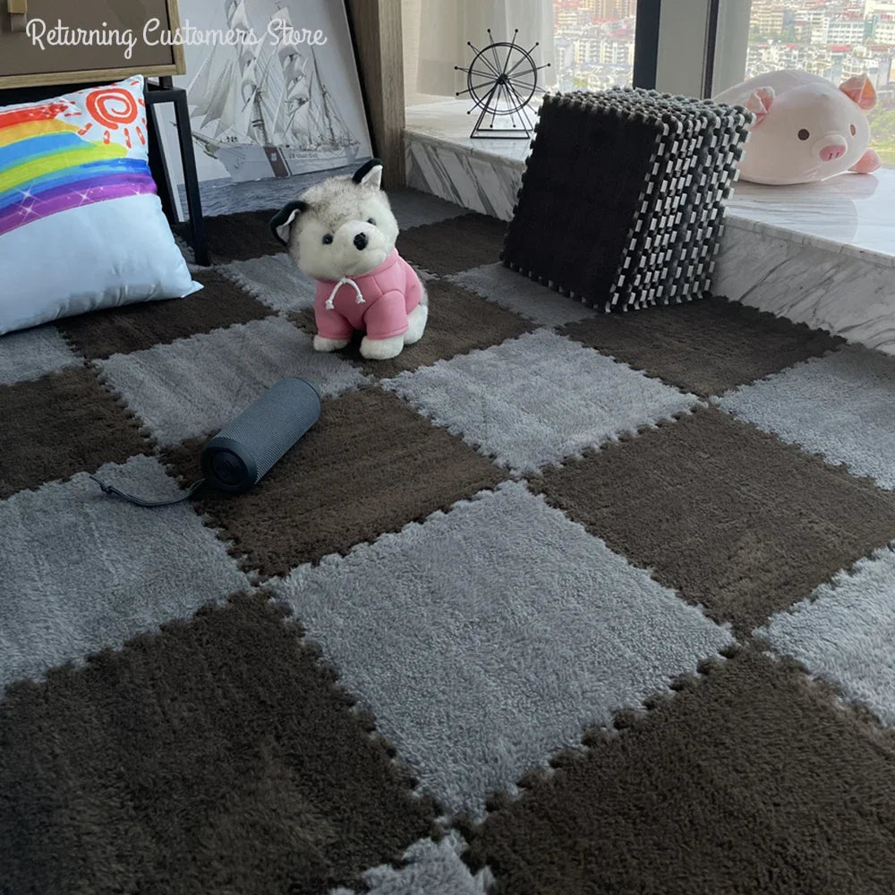 30x30CM Soft Plush Kids Rug