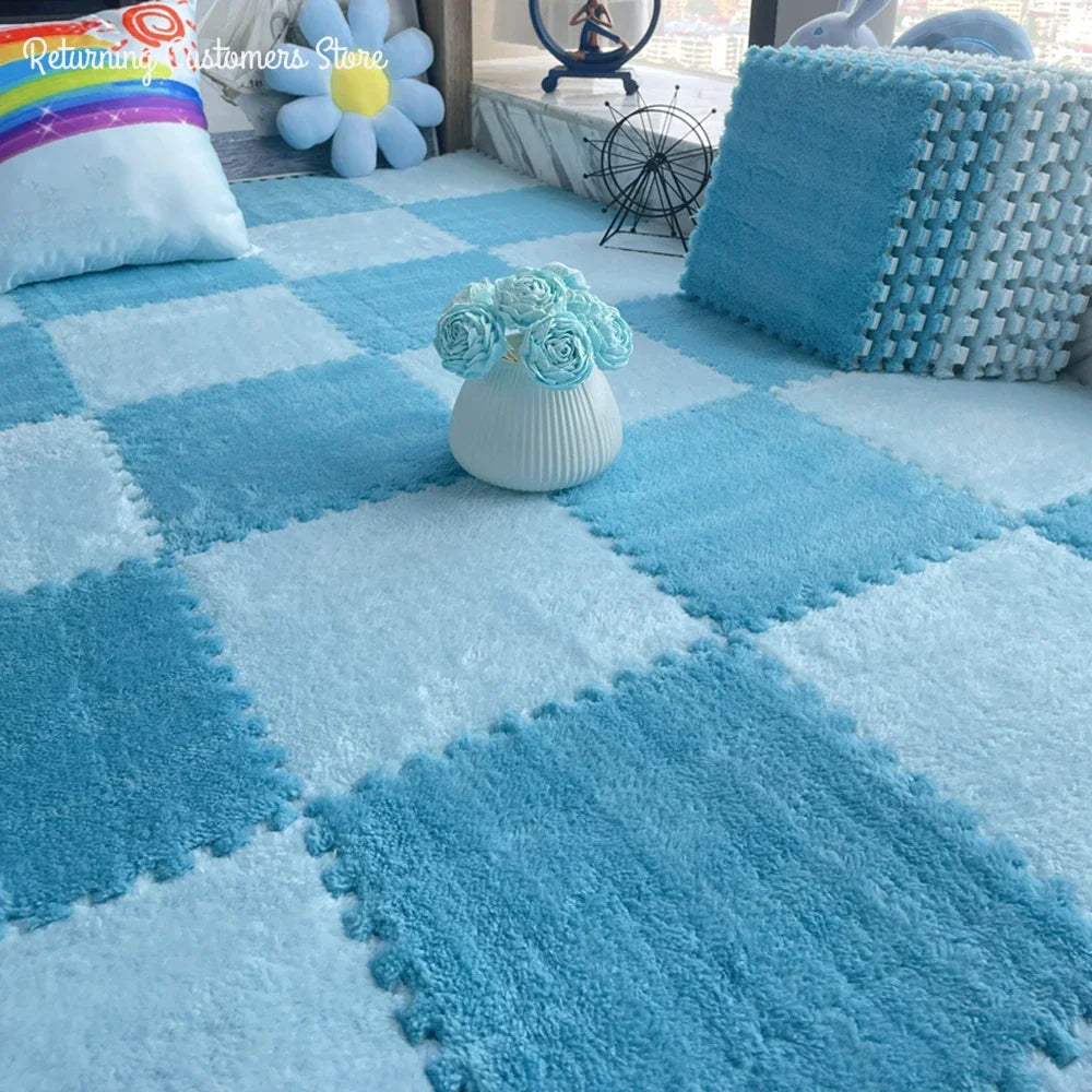 30x30CM Soft Plush Kids Rug