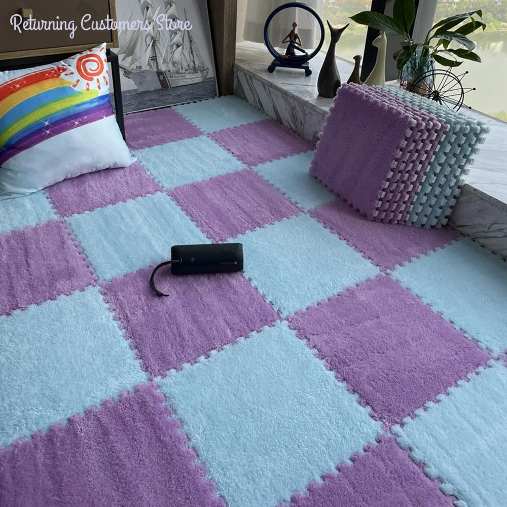 30x30CM Soft Plush Kids Rug