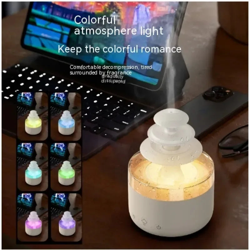 Ultrasonic Rain Cloud Humidifier for Fresh Indoor Air Quality