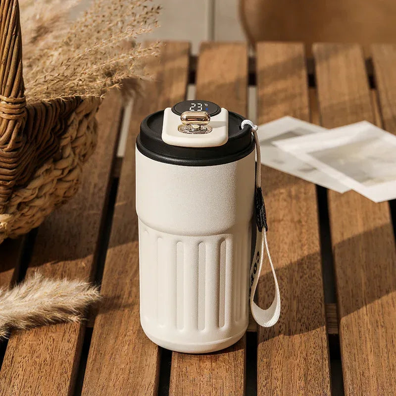 Smart vacuum flask for keeping beverages cold and fresh all day