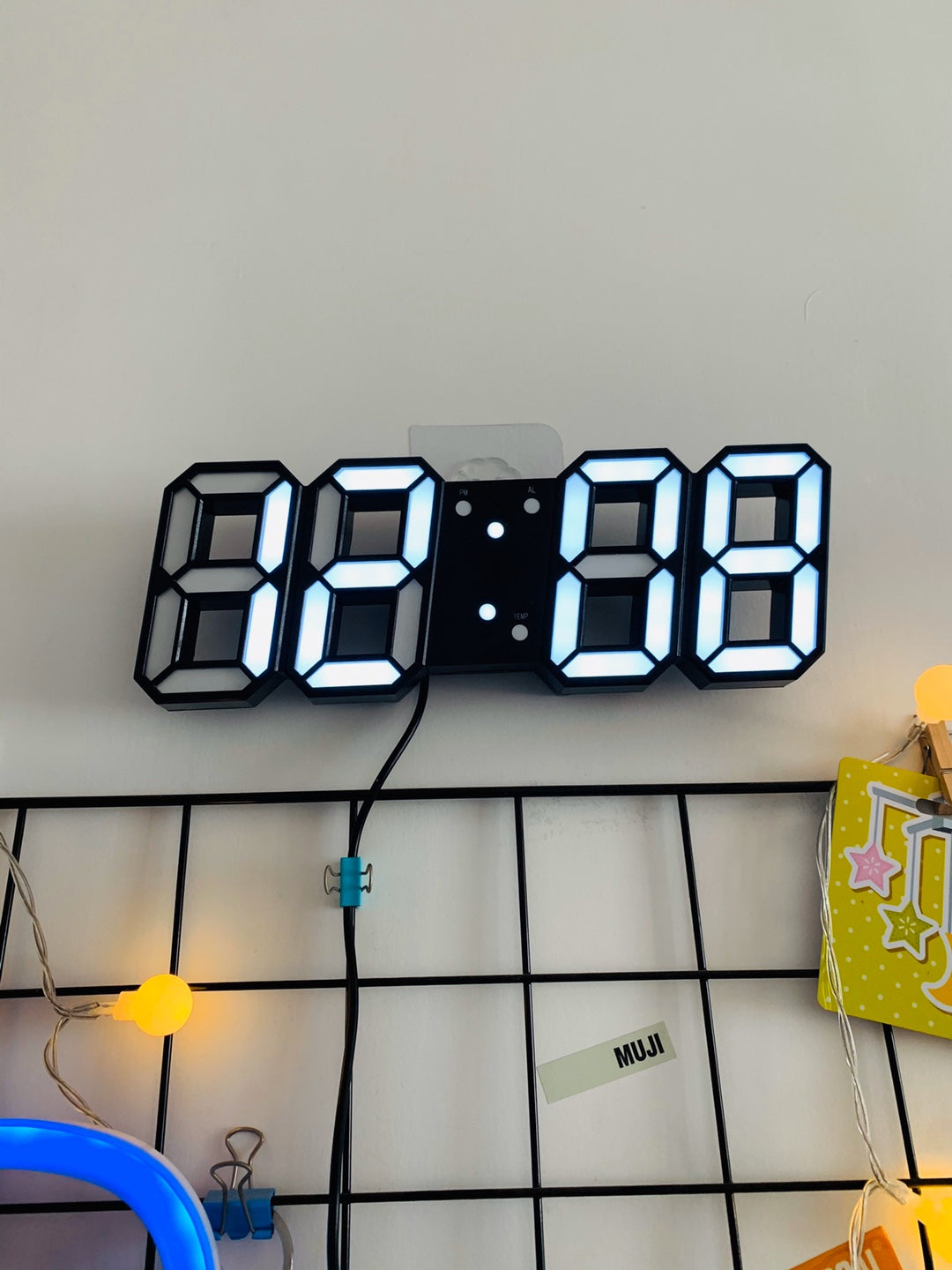 3D Luminous LED Digital Clock - Modern Wall & Desk Display