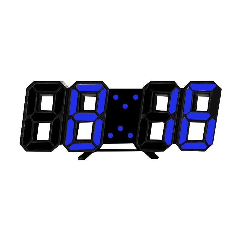 3D Luminous LED Digital Clock - Modern Wall & Desk Display