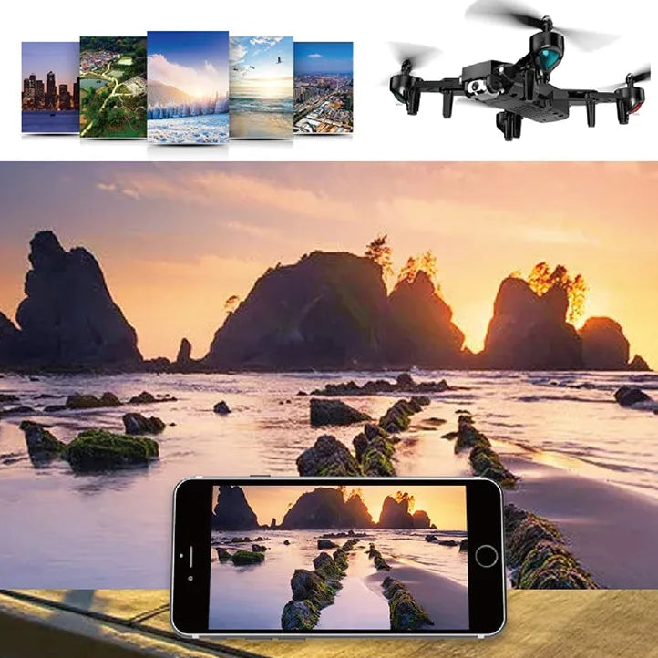 1080P FPV Drone With WiFi Camera – Smart Tracking, Optical Flow & Gesture Photos