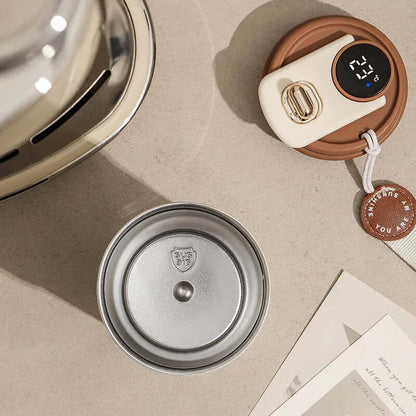Luxury smart flask bottle with LED screen and insulated design