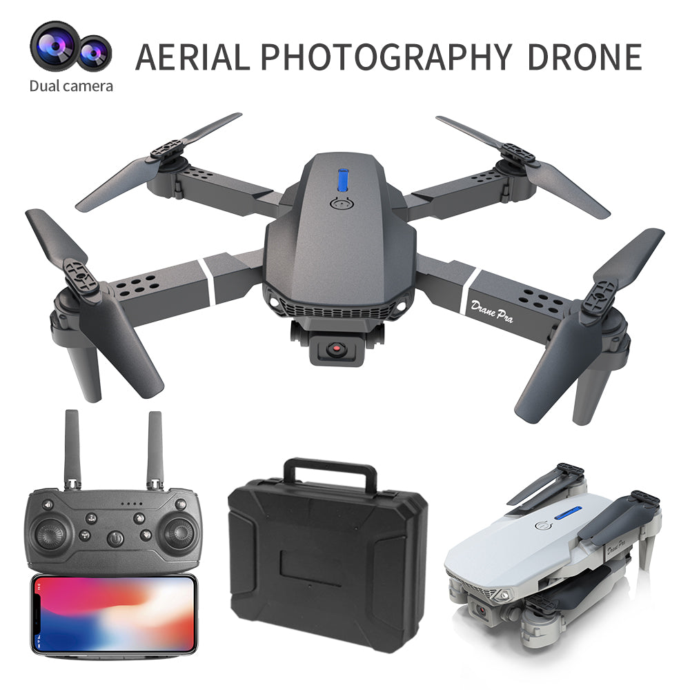 E88 Dual Camera Drone - WiFi FPV Foldable RC Quadcopter