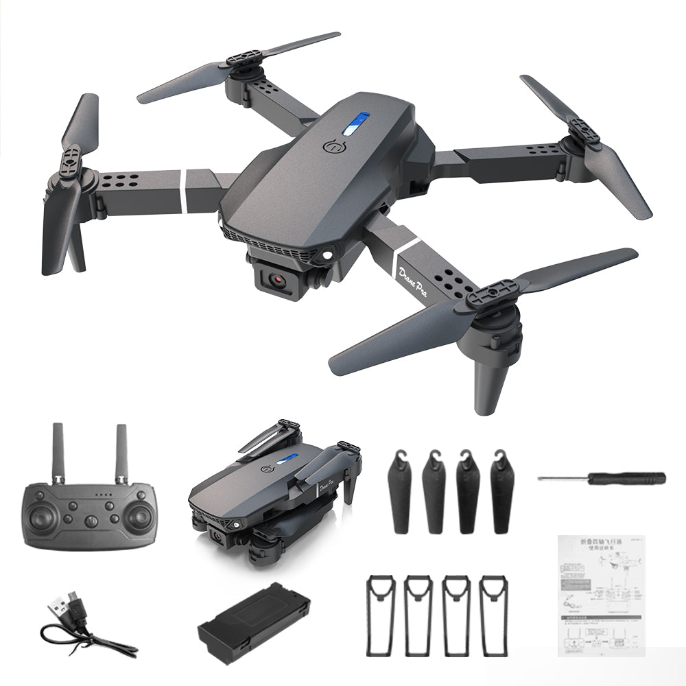 E88 Dual Camera Drone - WiFi FPV Foldable RC Quadcopter