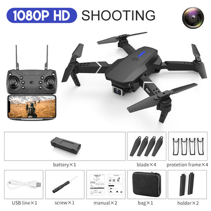 E88 Pro 4K Dual Camera Foldable Drone - HD Aerial Photography