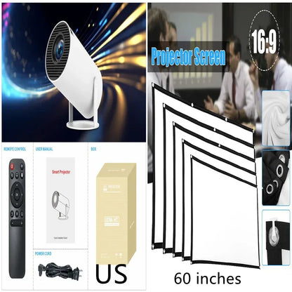 HY300 Pro Projector - Home Theater HD Display - Snazzy Find