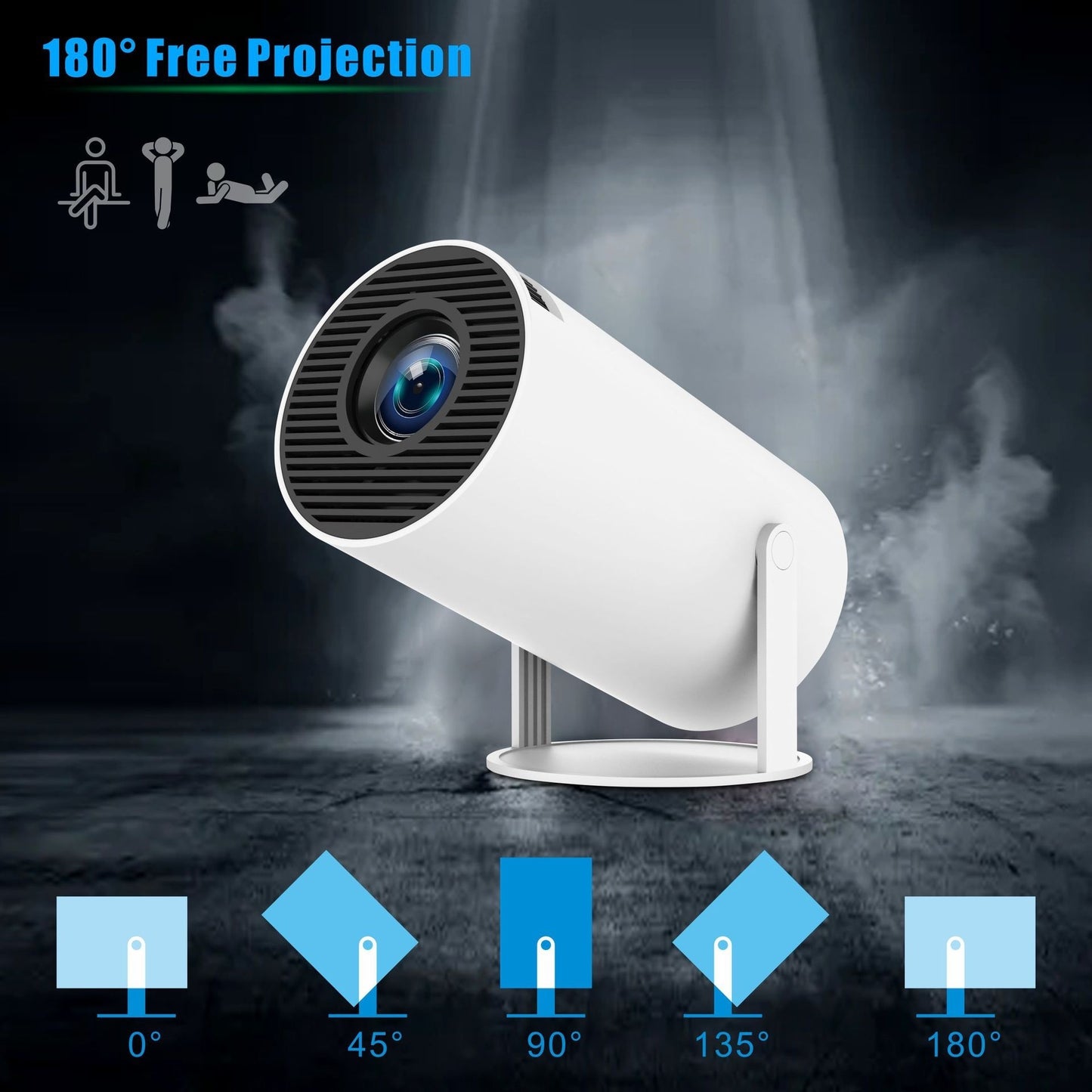 HY300 Pro Projector - Home Theater HD Display