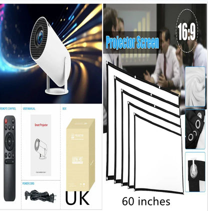 HY300 Pro Projector - Home Theater HD Display - Snazzy Find