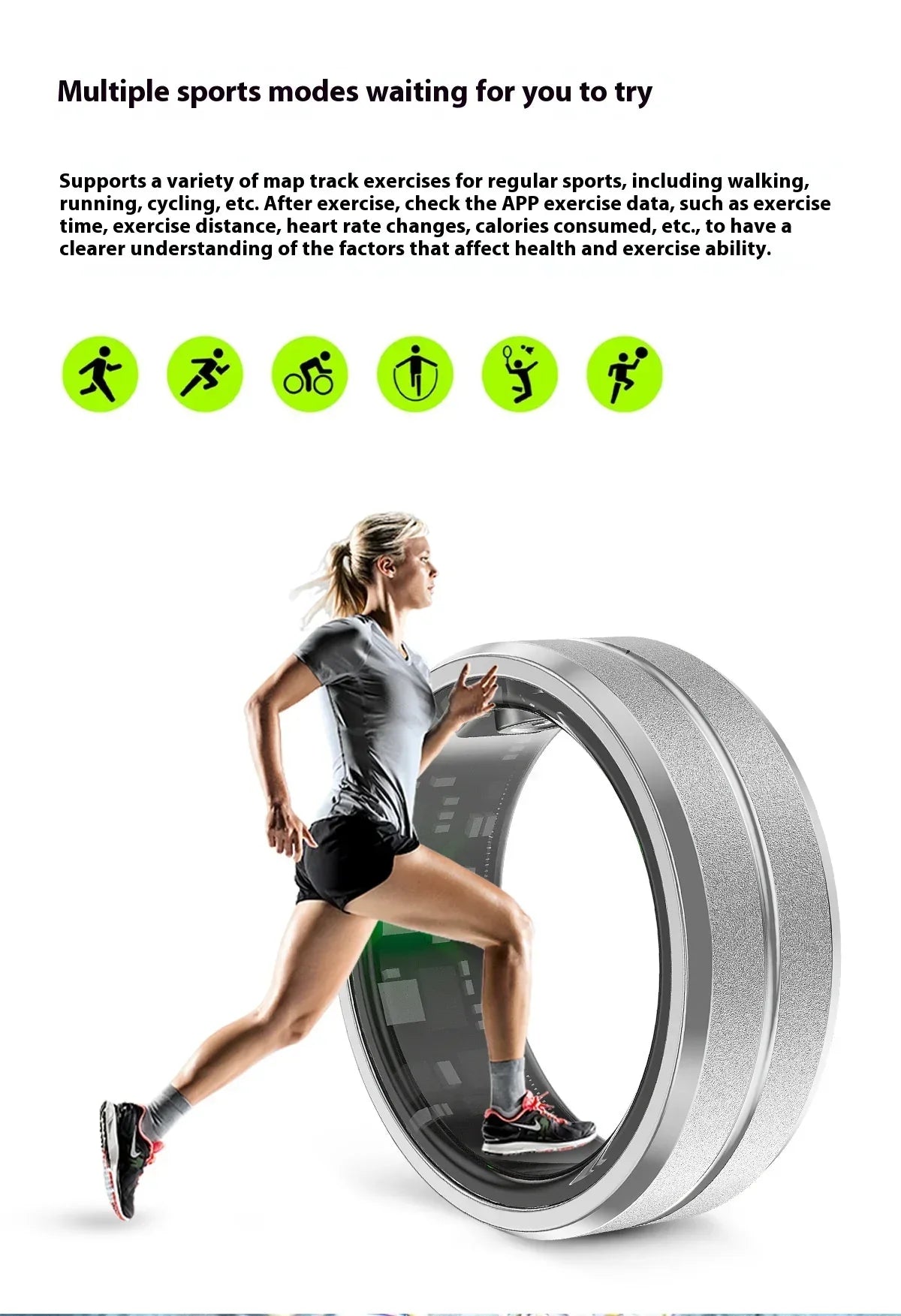 Smart Health Ring - Fitness Tracker & Heart Rate Monitor - Snazzy Find