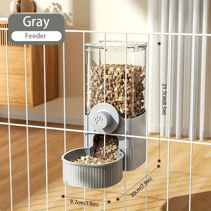 Hanging Automatic Pet Food Feeder/Water Dispenser