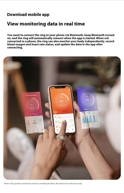 Smart Health Ring - Fitness Tracker & Heart Rate Monitor - Snazzy Find