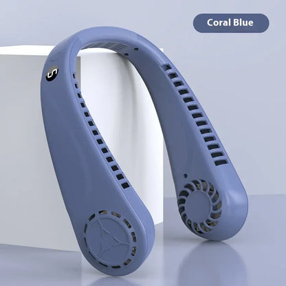 Bladeless Turbine Mini Neck Fan - Portable Hands-Free Cooling - Snazzy Find