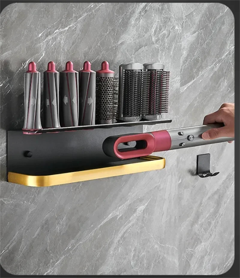 Wall Mount Curling Iron Holder