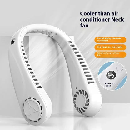 Bladeless Turbine Mini Neck Fan - Portable Hands-Free Cooling - Snazzy Find