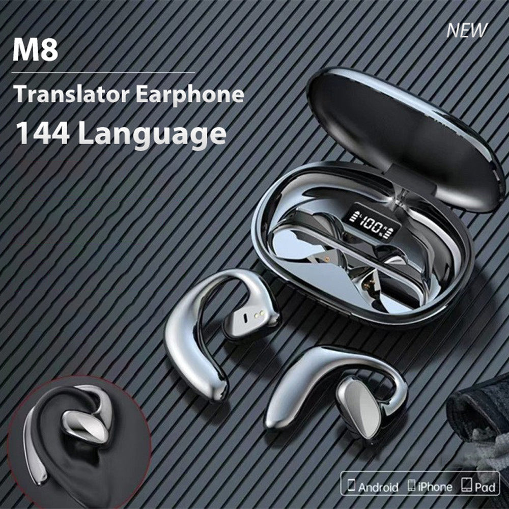 Smart Translation Headphones - Two-Way Conversation Translator