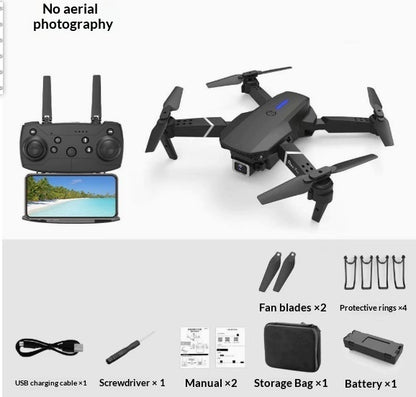 E88 Pro 4K Dual Camera Foldable Drone - HD Aerial Photography