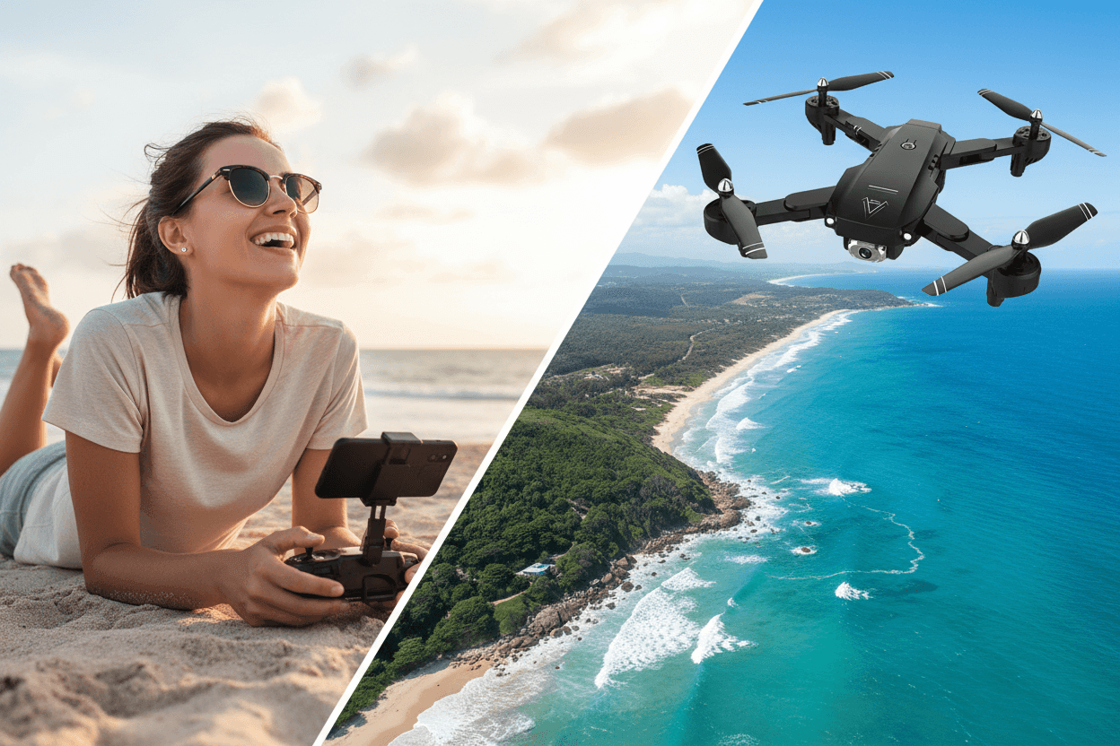 Best 4K folding drone with HD camera for aerial photography