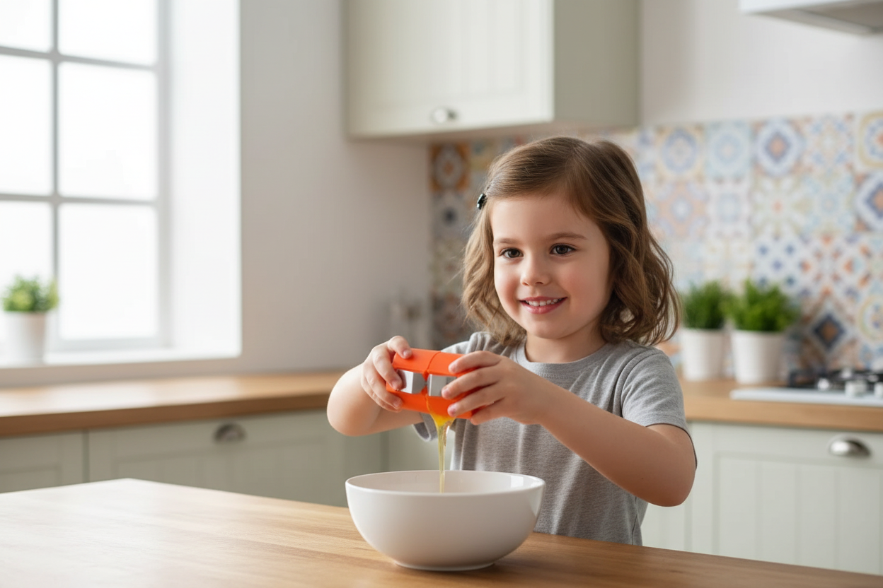 Kid Cracking Independently